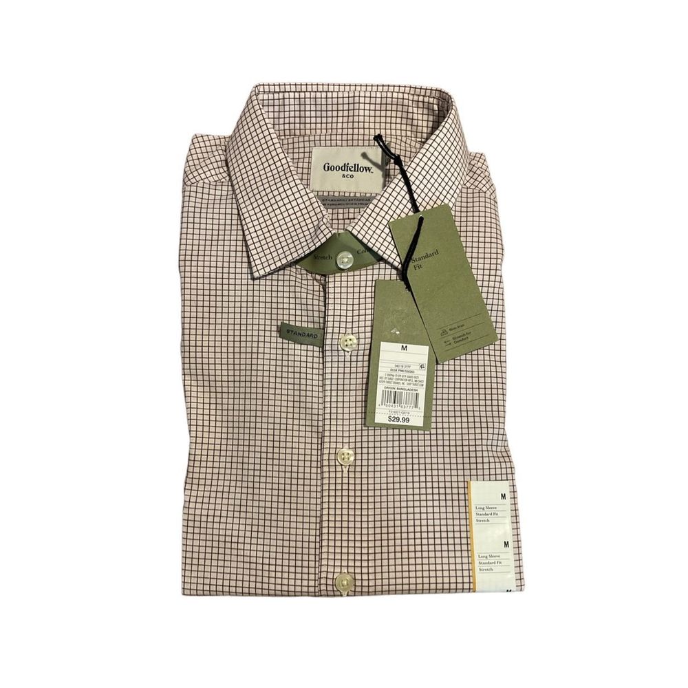 Good fellow & Co Long Sleeve Slim Fit 
Size Medium